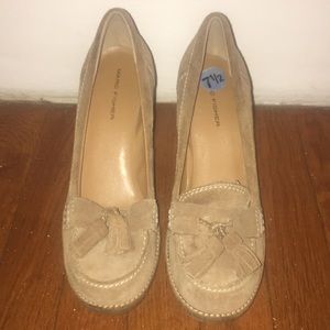 Tan High heel shoes